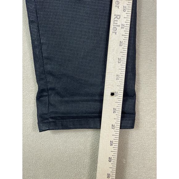 Bevy Flog Pants Womens 29 Blue Striped Elastic Waist Drawstring Stretch Slim Fit - Picture 7 of 14